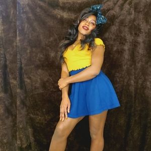 Zip Back Skater Skirt!